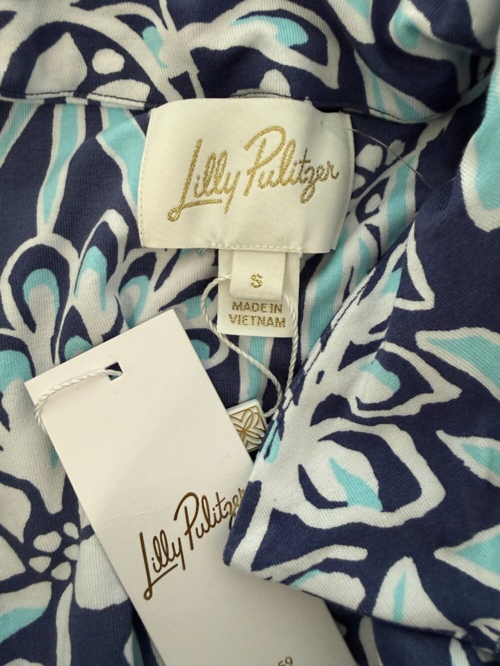 NWT Lilly Pulitzer Sugartown Skort Dress Blue Floral Built-In Shorts Size S - Picture 14 of 14